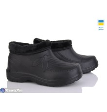 Калоші жіночі на зиму (8 пар р.37-41) чорний  "LEO" Калоші жіночі на зиму (8 пар р.37-41) чорний  "LEO"