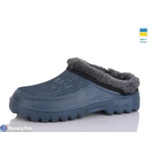 Жіночі сабо на зиму (6 пар р.37-41) синій  "SALIN"