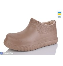 Калоші жіночі на зиму (8 пар р.37-41) коричневий  "Korka"