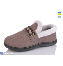 Тапки жіночі на весну/осінь (8 пар р.37-41) коричневий  "Korka" Тапки жіночі на весну/осінь (8 пар р.37-41) коричневий  "Korka"