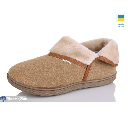 Тапки жіночі на зиму (8 пар р.37-41) коричневий  "Korka" Тапки жіночі на зиму (8 пар р.37-41) коричневий  "Korka"
