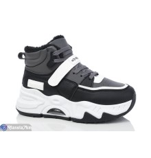 Кросівки жіночі на зиму (8 пар р.36-41) чорний  "Normashoes"