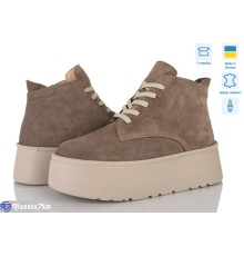 Черевики жіночі на зиму (6 пар р.36-41) коричневий  "STELUSA"