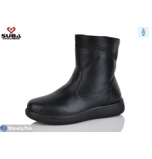 Черевики жіночі на зиму (8 пар р.37-42) чорний  "SUBA"