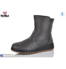 Черевики жіночі на зиму (8 пар р.37-42) сірий  "SUBA"