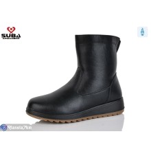 Черевики жіночі на зиму (8 пар р.37-42) чорний  "SUBA"