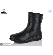 Черевики жіночі на зиму (8 пар р.37-41) чорний  "SUBA"
