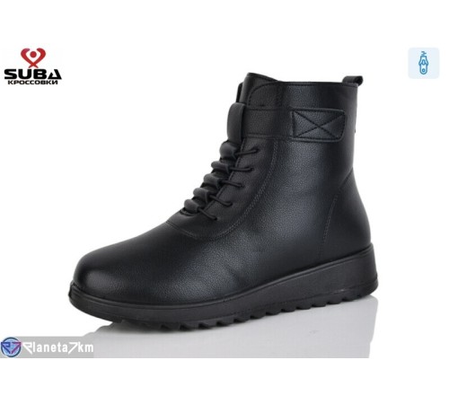 Черевики жіночі на зиму (8 пар р.37-42) чорний  "SUBA" Черевики жіночі на зиму (8 пар р.37-42) чорний  "SUBA"