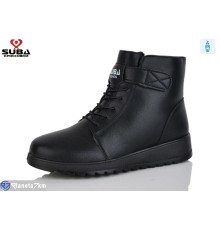 Черевики жіночі на зиму (8 пар р.37-42) чорний  "SUBA"