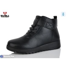 Черевики жіночі на зиму (8 пар р.37-42) чорний  "SUBA"