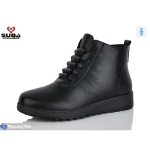 Черевики жіночі на зиму (8 пар р.37-42) чорний  "SUBA"