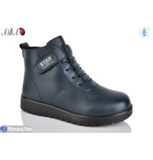 Черевики жіночі на зиму (8 пар р.37-42) синій  "Aba"