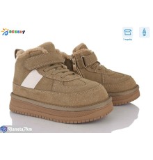 Черевики дитячі на зиму (8 пар р.32-37) коричневий  "Bessky-Kellaifeng"