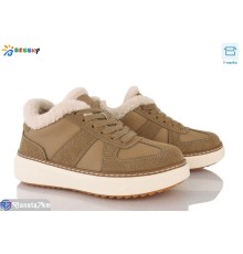 Дитячі кросівки на зиму (8 пар р.36-41) коричневий  "Bessky-Kellaifeng"