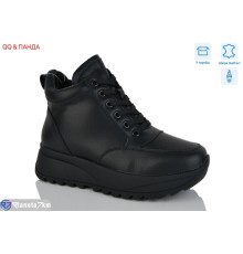 Черевики жіночі на зиму (8 пар р.36-41) чорний  "QQ&Панда"