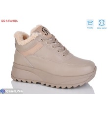 Кросівки жіночі на зиму (8 пар р.36-41) бежевий  "QQ&Панда" Кросівки жіночі на зиму (8 пар р.36-41) бежевий  "QQ&Панда"