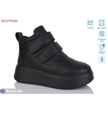 Черевики жіночі на зиму (8 пар р.36-41) чорний  "QQ&Панда"
