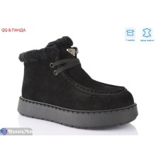 Черевики жіночі на зиму (8 пар р.36-41) чорний  "QQ&Панда"