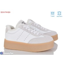 Кросівки жіночі на зиму (8 пар р.36-41) білий  "QQ&Панда"