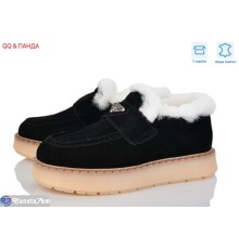 Туфлі жіночі на зиму (8 пар р.36-41) чорний  "QQ&Панда"