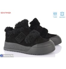 Кросівки жіночі на зиму (8 пар р.36-41) чорний  "QQ&Панда"
