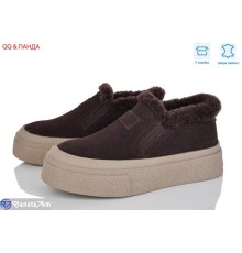 Сліпони жіночі на зиму (8 пар р.36-41) коричневий  "QQ&Панда"
