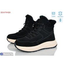 Черевики жіночі на зиму (8 пар р.36-41) чорний  "QQ&Панда"