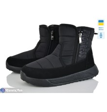 Дутики жіночі на зиму (6 пар р.37-42) чорний  "LEOBAZA"