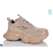 Кросівки жіночі на весну/осінь (6 пар р.36-40) бежевий  "TETRAST"