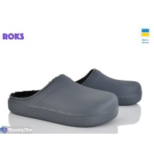 Чоловічі сабо на зиму (8 пар р.41-44) сірий  "Roks"