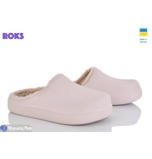 Жіночі сабо на зиму (8 пар р.37-40) рожевий  "Roks"