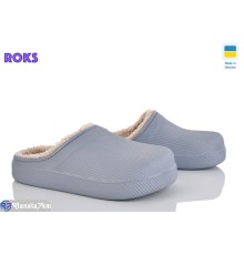 Жіночі сабо на зиму (8 пар р.37-40) сірий  "Roks"