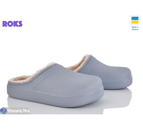 Жіночі сабо на зиму (8 пар р.37-40) сірий  "Roks" Жіночі сабо на зиму (8 пар р.37-40) сірий  "Roks"