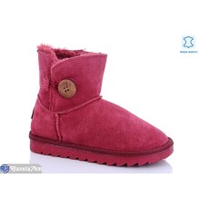 Дитячі Уггі на зиму (8 пар р.33-37) бордовий  "MEDLEN"