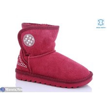 Дитячі Уггі на зиму (8 пар р.33-37) бордовий  "MEDLEN"