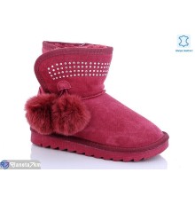 Дитячі Уггі на зиму (8 пар р.33-37) бордовий  "MEDLEN"