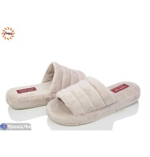 Тапки жіночі на весну/осінь (8 пар р.37-40) бежевий  "Jumay" Тапки жіночі на весну/осінь (8 пар р.37-40) бежевий  "Jumay"