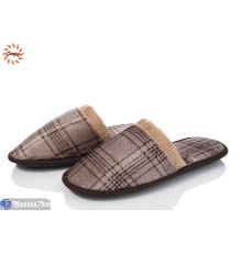Тапки чоловічі на весну/осінь (7 пар р.41-45) коричневий  "Jumay"