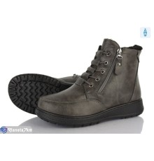 Черевики жіночі на зиму (8 пар р.37-42) сірий  "KANGO"