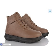Черевики жіночі на зиму (8 пар р.37-42) коричневий  "KANGO"
