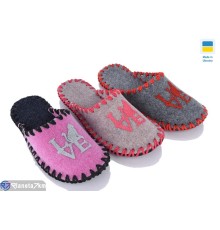 Тапки жіночі на зиму (9 пар р.36-41) мікс  "Lexi"