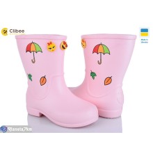 Дитячі чоботи з піни на весну/осінь (8 пар р.28-34) рожевий  "BELIES"