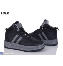 Дитячі кросівки на зиму (8 пар р.36-41) чорний  "FDEK"
