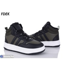Дитячі кросівки на зиму (8 пар р.36-41) зелений  "FDEK"