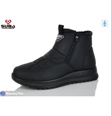 Черевики жіночі на зиму (8 пар р.37-42) чорний  "SUBA"