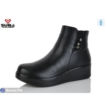 Черевики жіночі на зиму (8 пар р.37-42) чорний  "SUBA"