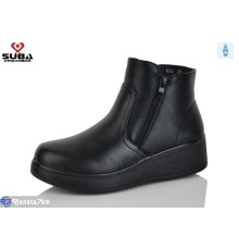 Черевики жіночі на зиму (8 пар р.37-42) чорний  "SUBA"