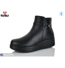 Черевики жіночі на зиму (8 пар р.37-42) чорний  "SUBA"