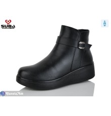 Черевики жіночі на зиму (8 пар р.37-42) чорний  "SUBA"