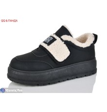 Туфлі жіночі на зиму (8 пар р.36-41) чорний  "QQ&Панда"